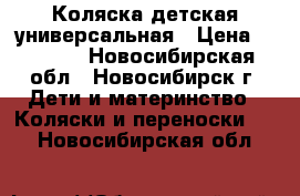 Коляска детская универсальная › Цена ­ 4 500 - Новосибирская обл., Новосибирск г. Дети и материнство » Коляски и переноски   . Новосибирская обл.